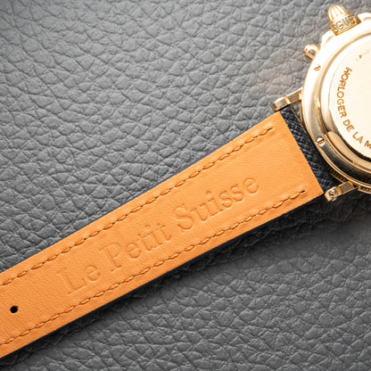 Breguet Marine Chronograph Mother of Pearl 18K Yellow Gold Automatic Ref 8490BA from 2010s
