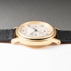 Breguet Marine Chronograph Mother of Pearl 18K Yellow Gold Automatic Ref 8490BA from 2010s