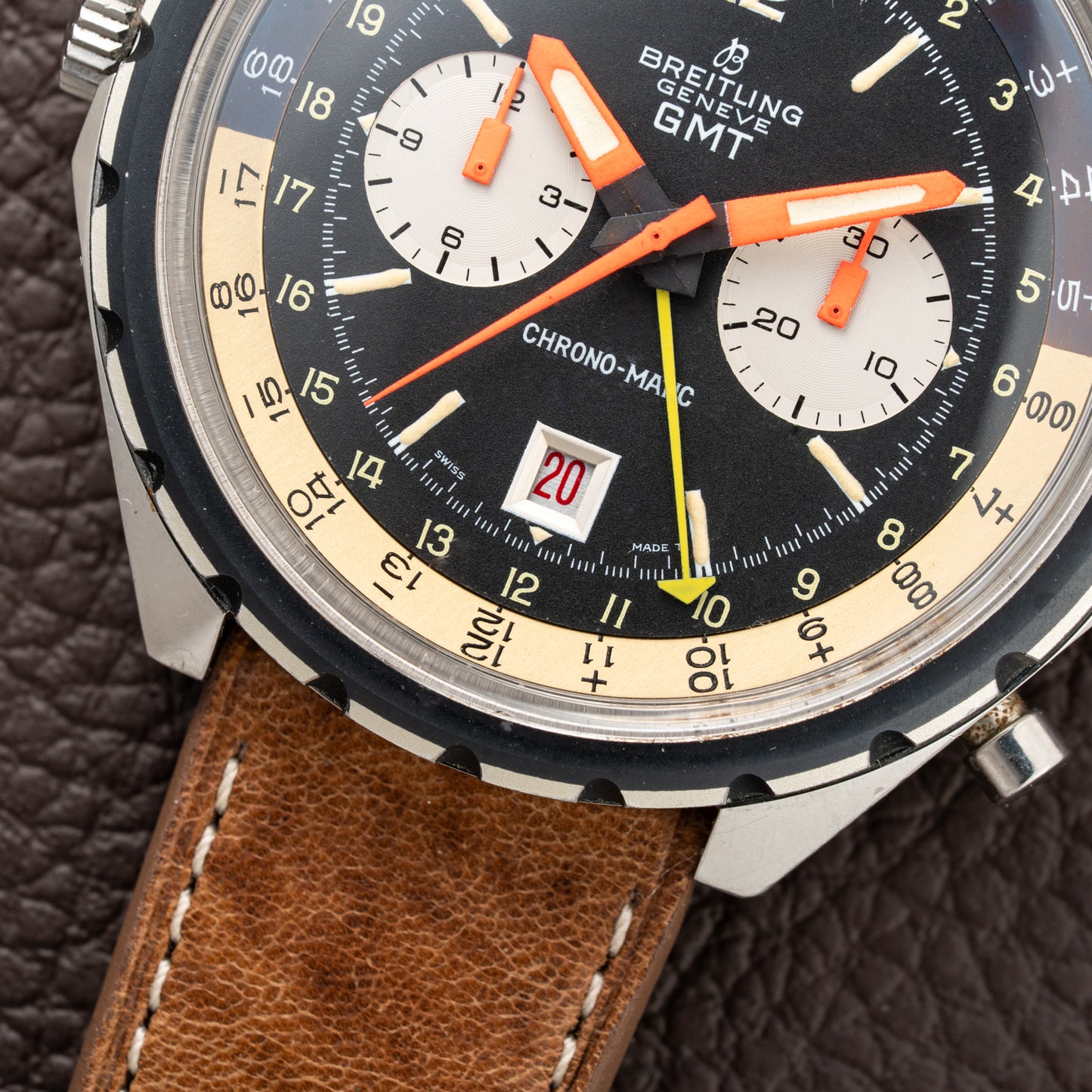 Breitling Chrono-Matic GMT Oversized Calibre 11  Ref. 2115 from 1970s