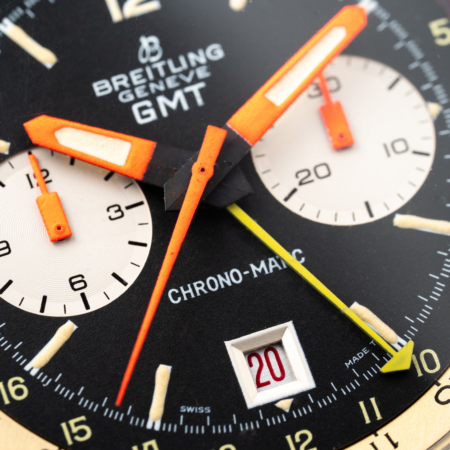 Breitling Chrono-Matic GMT Oversized Calibre 11  Ref. 2115 from 1970s