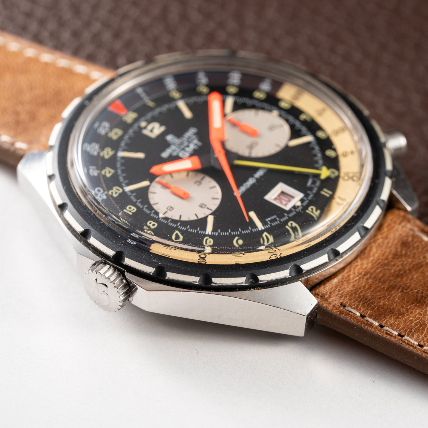 Breitling Chrono-Matic GMT Oversized Calibre 11  Ref. 2115 from 1970s