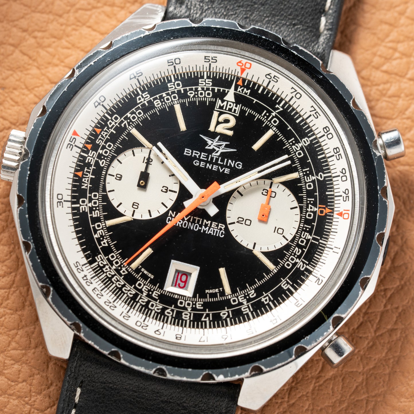 Breitling Chrono-Matic Navitimer Oversized Twin Jet dail Cal 11 Ref. 1806