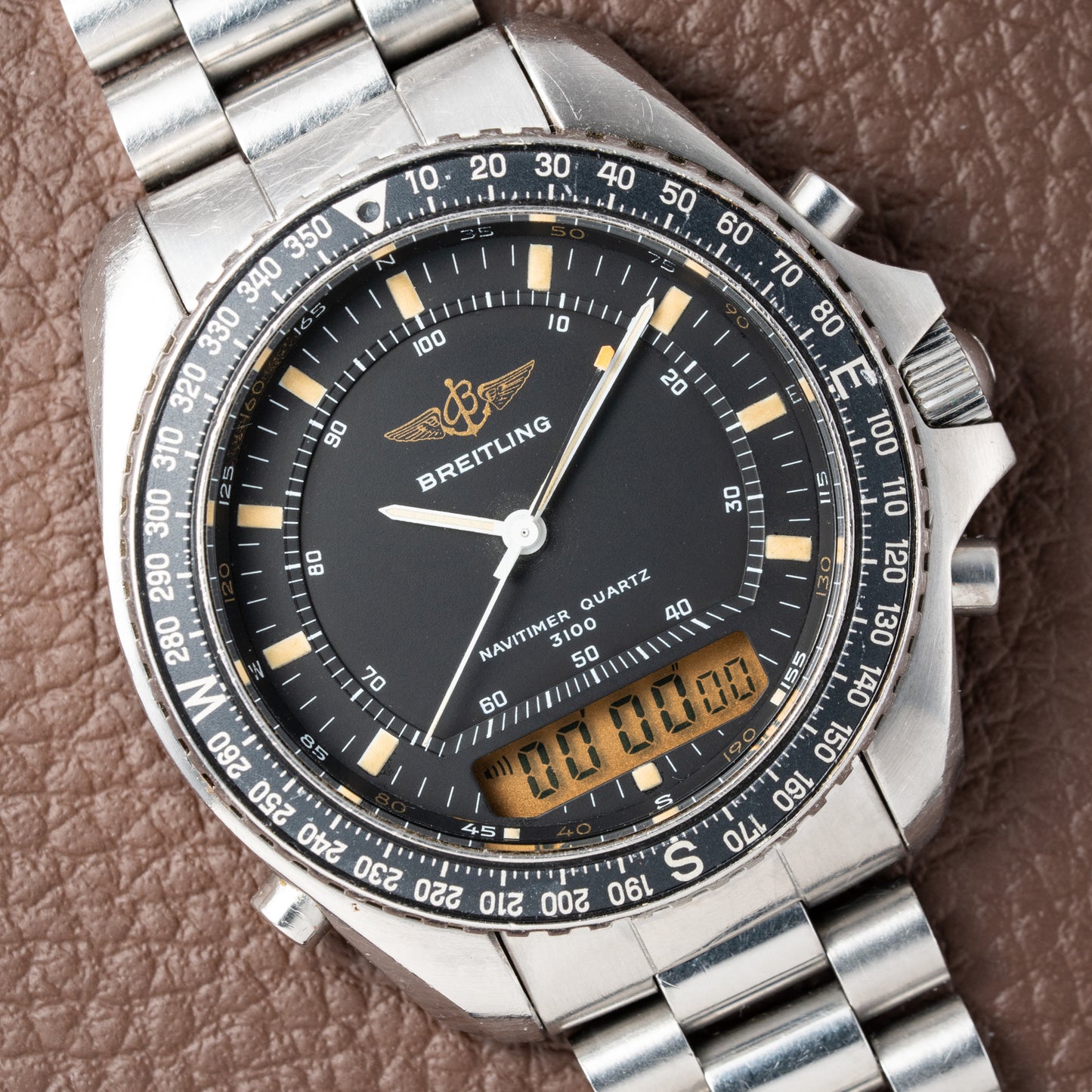Breitling Pluton Navitimer Quartz 3100 Ref. A51037 1990s
