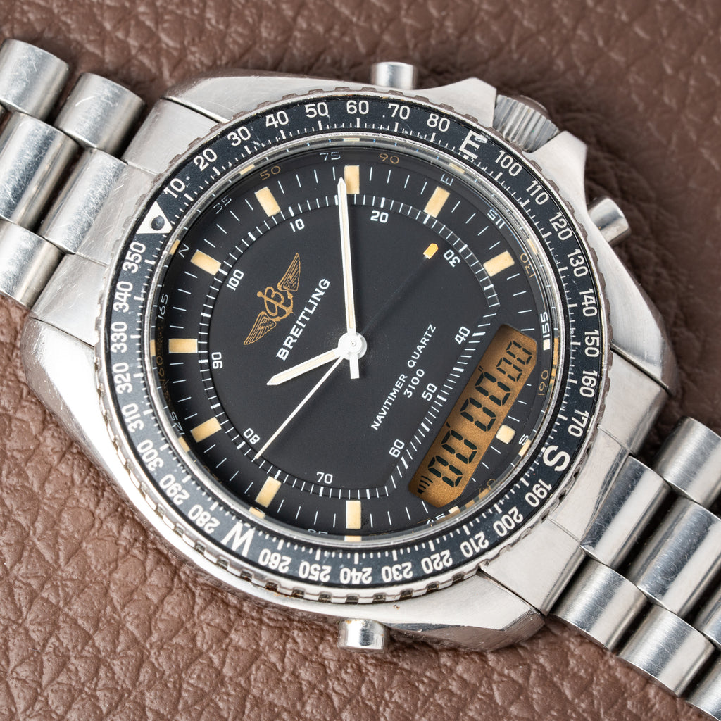 Breitling Pluton Navitimer Quartz 3100 Ref. A51037 1990s