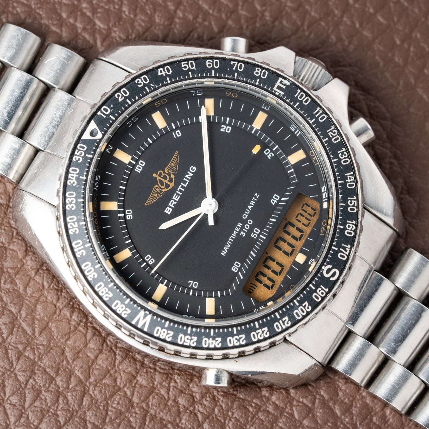 Breitling Pluton Navitimer Quartz 3100 Ref. A51037 1990s