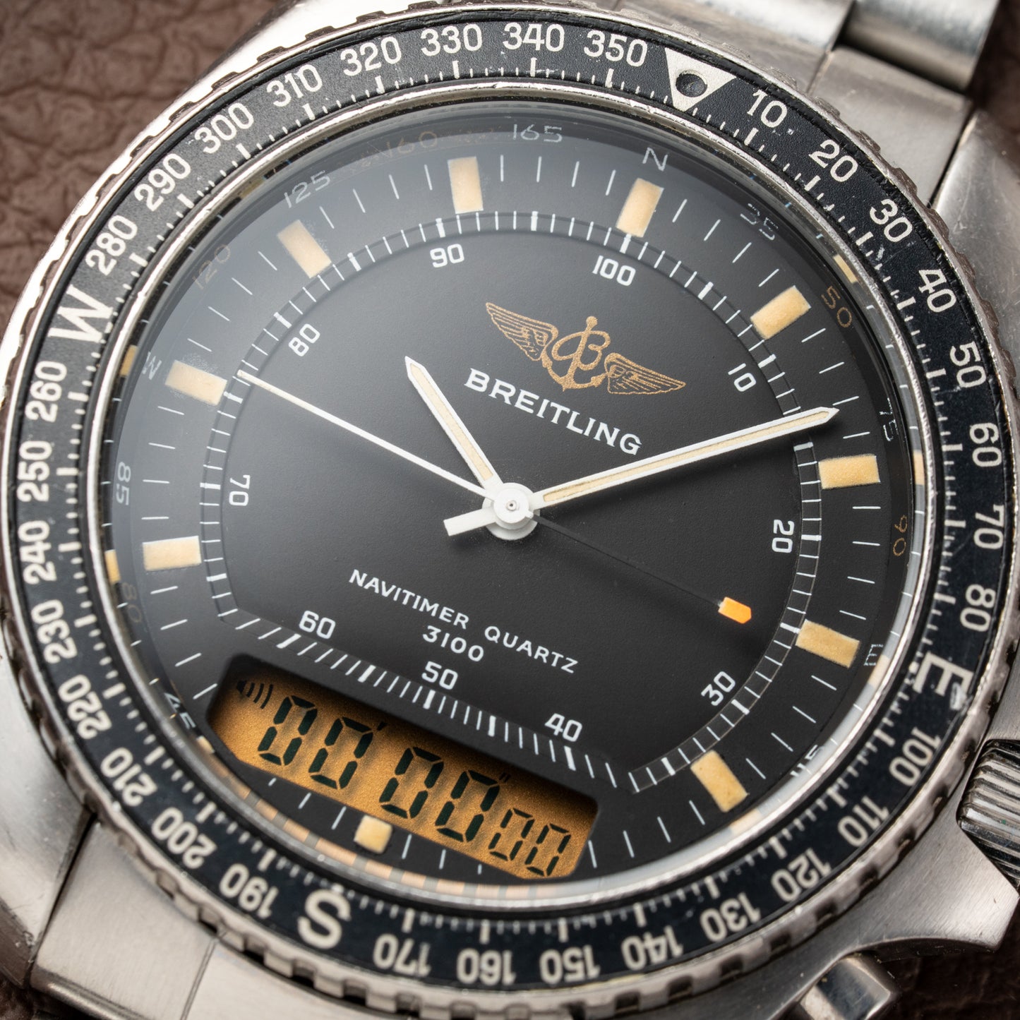 Breitling Pluton Navitimer Quartz 3100 Ref. A51037 1990s