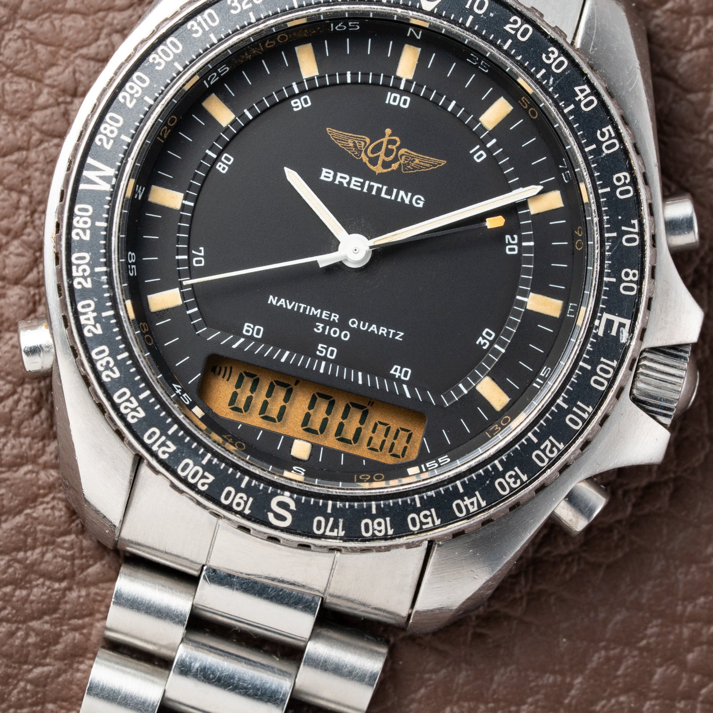 Breitling Pluton Navitimer Quartz 3100 Ref. A51037 1990s
