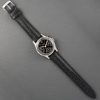 Breitling Premier Unpolished Black Gilt Dial Chronograph Venus 152 from 1940s Ref 787