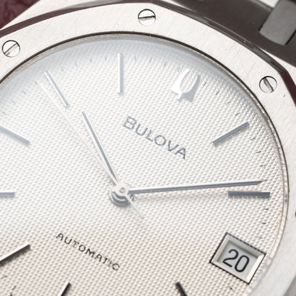 Bulova Automatic Royal Oak White Dial Ref. 4420101 from 1980s