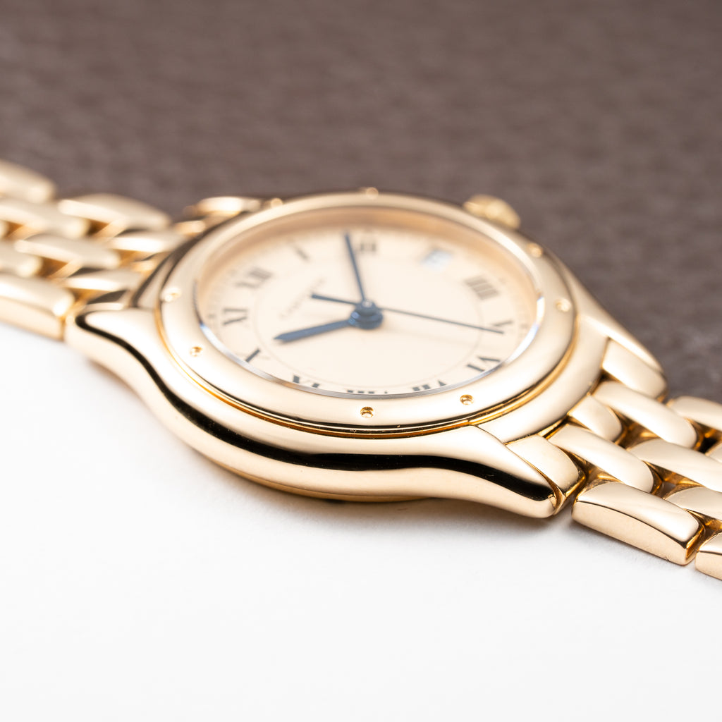 Cartier Cougar PM 18K Yellow Gold  Cartier Service 2026 Ref. 887906