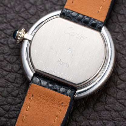 Cartier Ellipse Horizontal 'Paris' 18k White Gold PM Ref. 67081 from 1970s