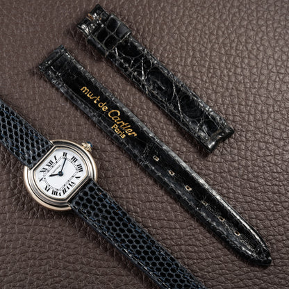 Cartier Ellipse Horizontal 'Paris' 18k White Gold PM Ref. 67081 from 1970s