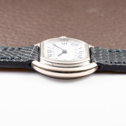 Cartier Ellipse Horizontal 'Paris' 18k White Gold PM Ref. 67081 from 1970s