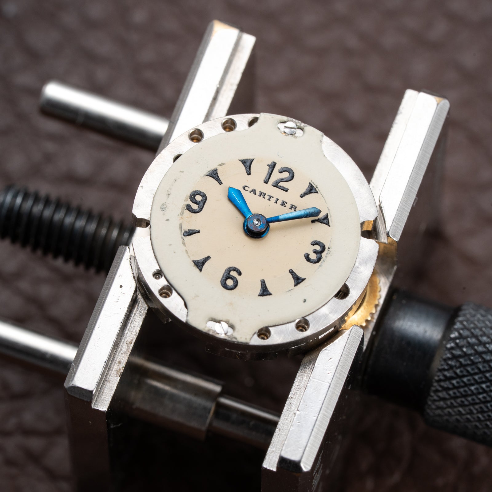 Cartier Backwinder Duoplan Cocktail watch 18K Yellow Gold from 1950s