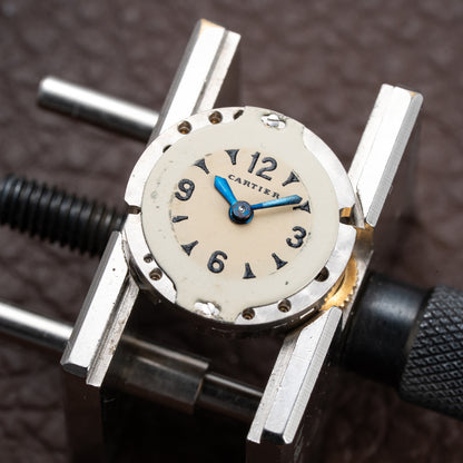 Cartier Backwinder Duoplan Cocktail watch 18K Yellow Gold from 1950s