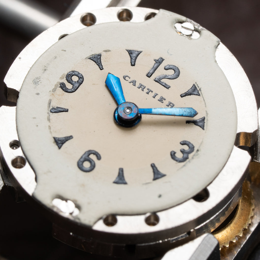Cartier Backwinder Duoplan Cocktail watch 18K Yellow Gold from 1950s