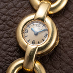 Cartier Backwinder Duoplan Cocktail watch 18K Yellow Gold from 1950s