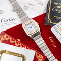 Cartier Santos Carrée Automatic Ref. 2961  Full Collector Set (1979 Papers, 2025 Cartier Service)
