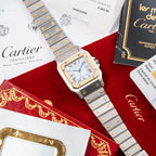 Cartier Santos Carrée Automatic Ref. 2961  Full Collector Set (1979 Papers, 2025 Cartier Service)