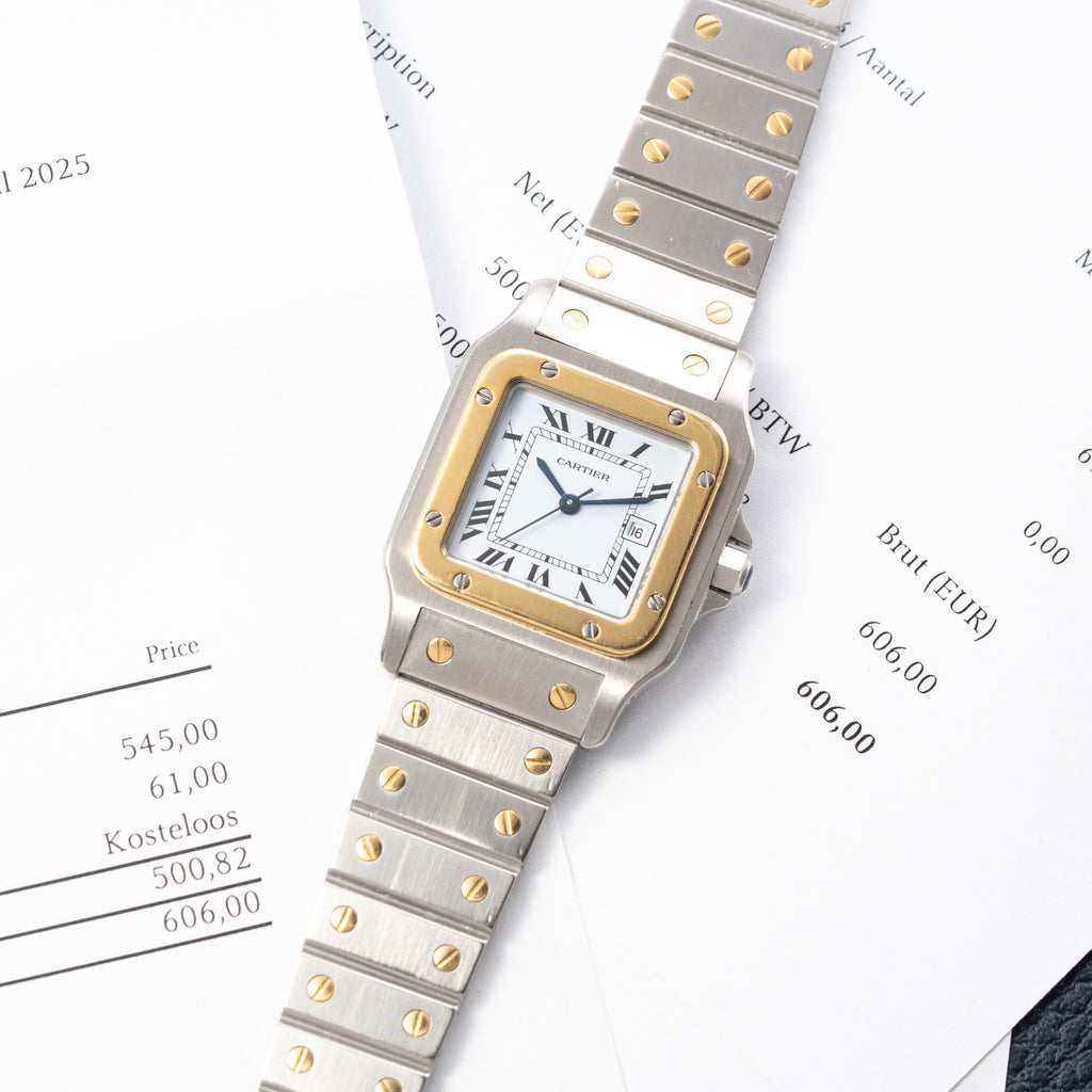 Cartier Santos Carrée Automatic Ref. 2961  Full Collector Set (1979 Papers, 2025 Cartier Service)