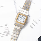 Cartier Santos Carrée Automatic Ref. 2961  Full Collector Set (1979 Papers, 2025 Cartier Service)