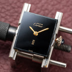 Cartier Tank Must de Vermeil Black 'onyx' Dial PM 1980s