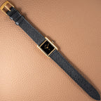 Cartier Tank Must de Vermeil Black 'onyx' Dial PM 1980s
