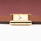 Cartier Tank Must de Lemon Dial Vermeil Full Set from 1979