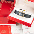 Cartier Tank Must de Vermeil Black 'Onyx' Dial Full Set Ref 3 66001 from 1984