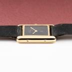 Cartier Tank Must de Vermeil Black 'Onyx' Dial Full Set Ref 3 66001 from 1984