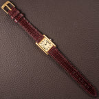 Cartier Must de Roman Lemon Dial Vermeil PM 1980s