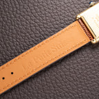 Cartier Tank Must de Vermeil ‘Turtle Shell’ Brown Wood Chocolate Dial GM from 1980s