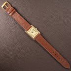 Cartier Tank Must de Roman Lemon Dial Vermeil from 1980s