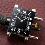 Cartier Tank Must de Black Roman Vermeil GM 1980s