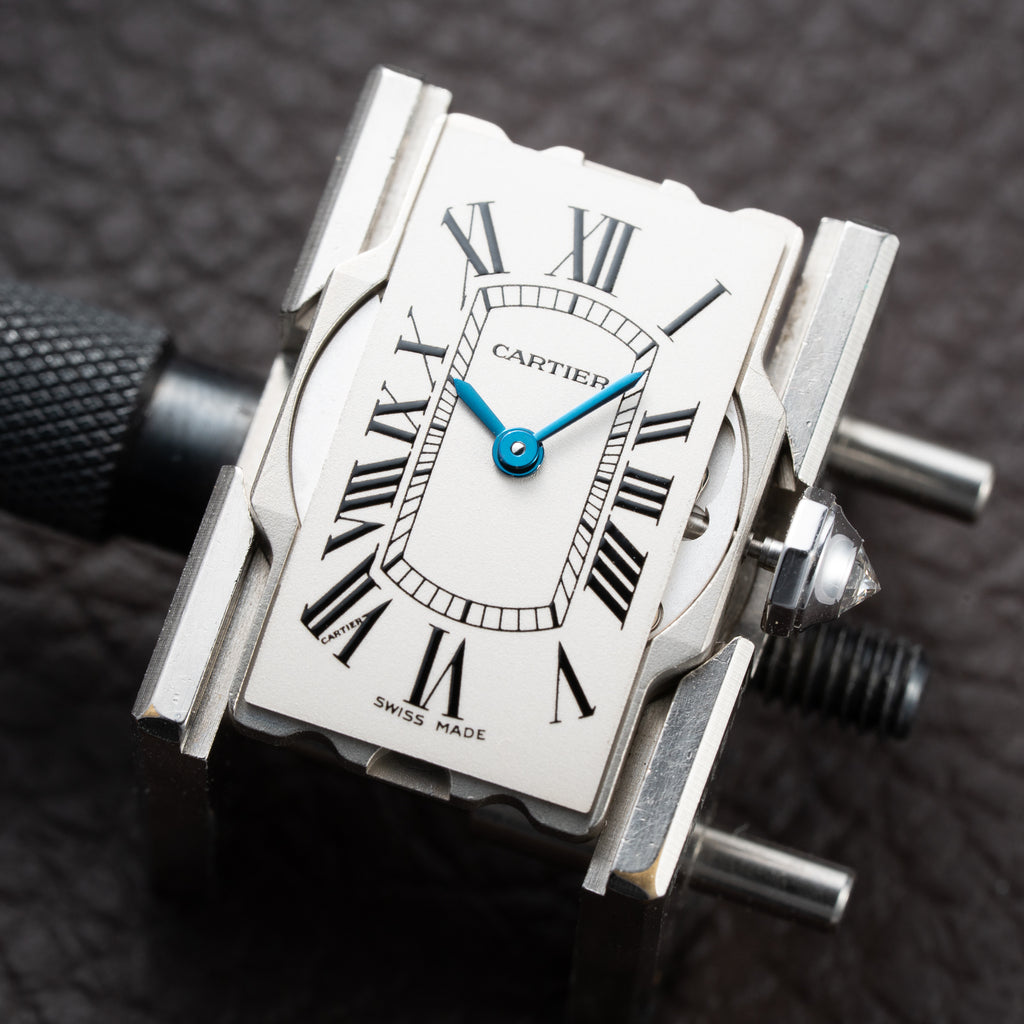 Cartier Américaine Factory Diamond Set 18k White Gold Full Set Ref 2489 from 2002