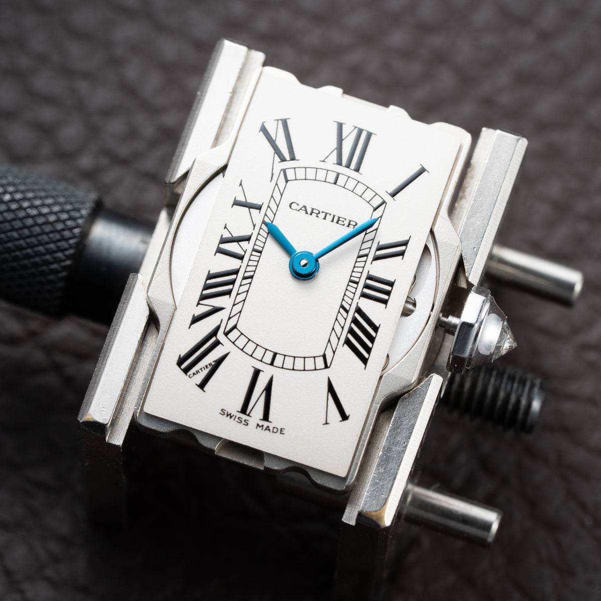 Cartier Américaine Factory Diamond Set 18k White Gold Full Set Ref 2489 from 2002