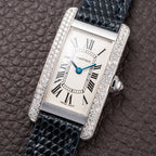 Cartier Américaine Factory Diamond Set 18k White Gold Full Set Ref 2489 from 2002