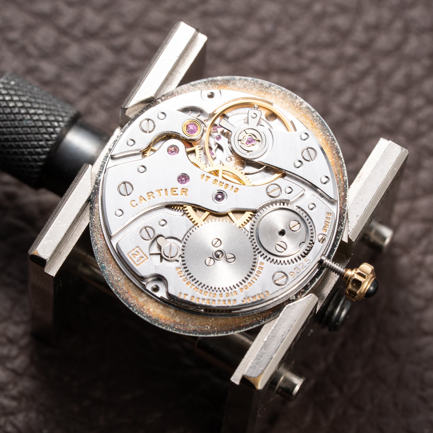 Cartier Arcade Extra Plate GM 18K Yelow Gold Cal. FP21 Ref. 96057 from 1970s