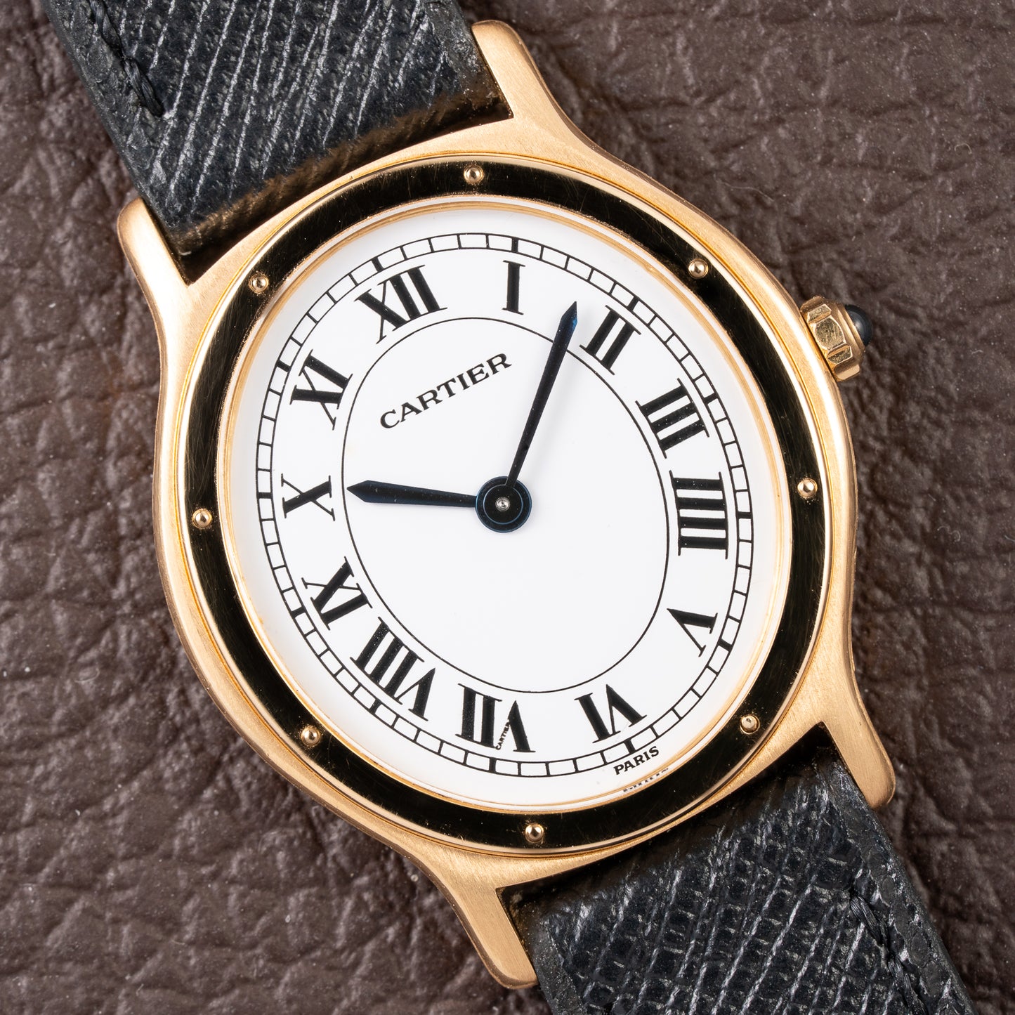 Cartier Arcade Extra Plate GM 18K Yelow Gold Cal. FP21 Ref. 96057 from 1970s