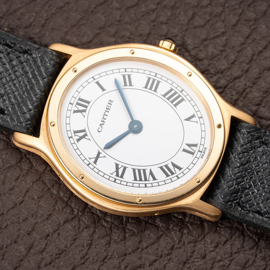 Cartier Arcade Extra Plate GM 18K Yelow Gold Cal. FP21 Ref. 96057 from 1970s