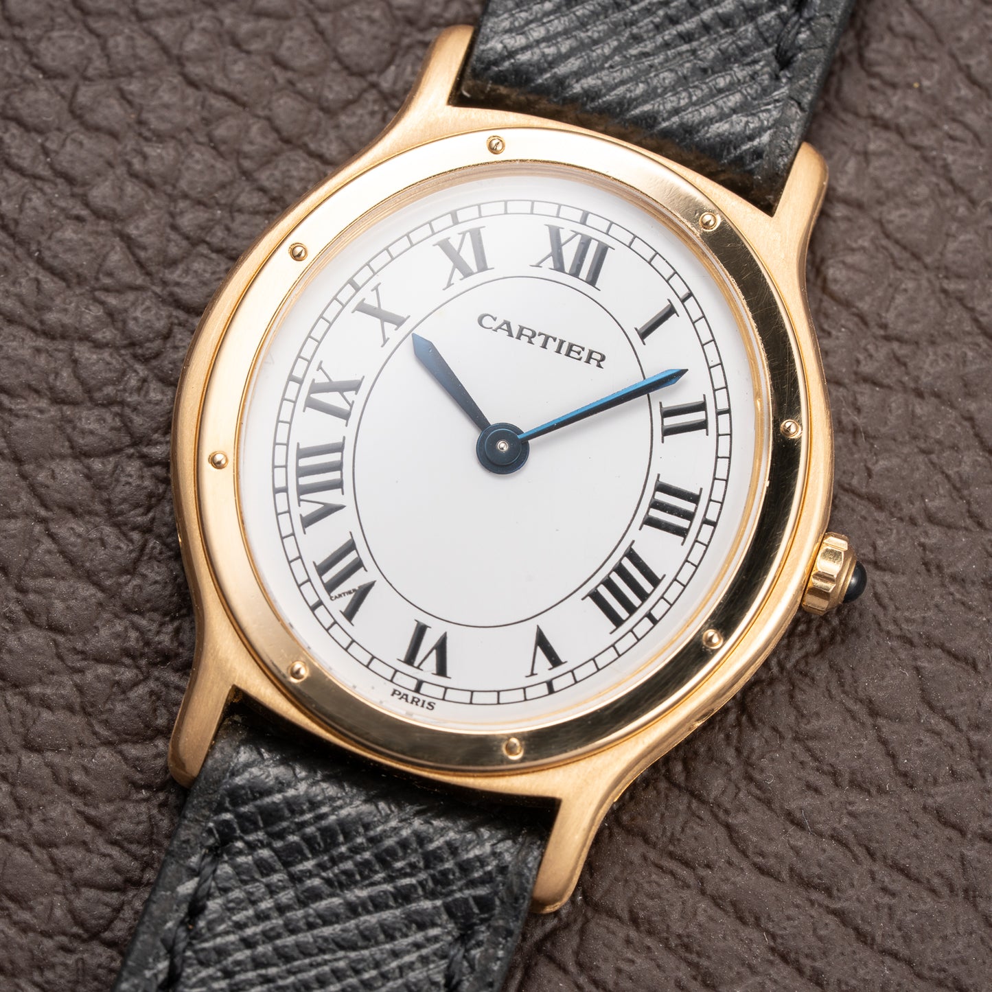 Cartier Arcade Extra Plate GM 18K Yelow Gold Cal. FP21 Ref. 96057 from 1970s