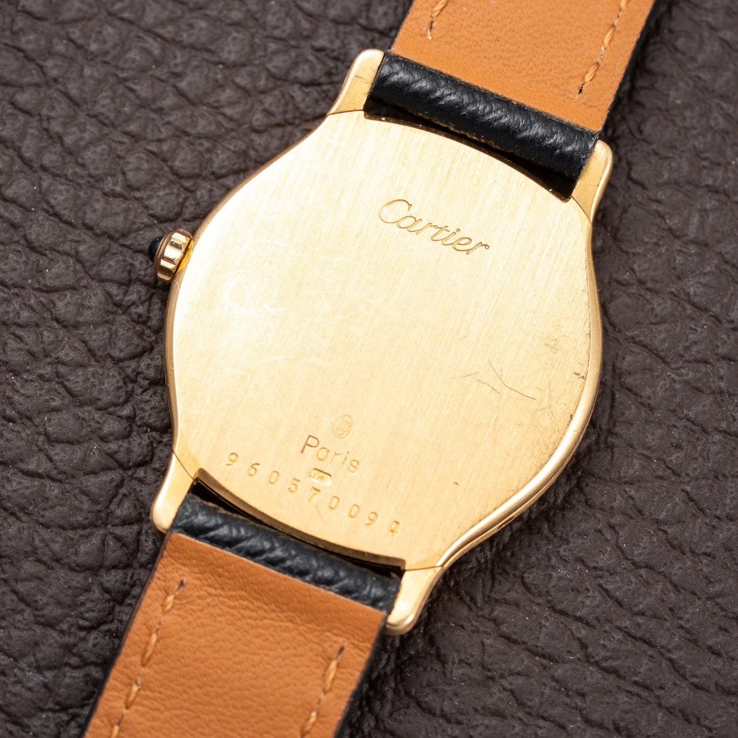 Cartier Arcade Extra Plate GM 18K Yelow Gold Cal. FP21 Ref. 96057 from 1970s