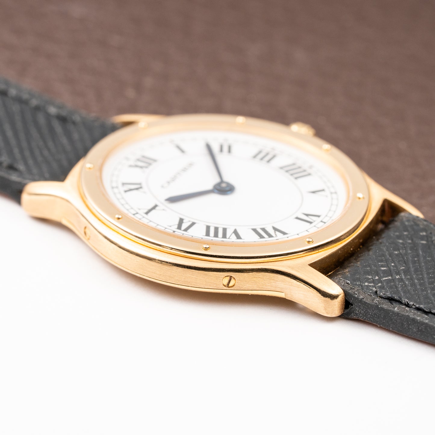 Cartier Arcade Extra Plate GM 18K Yelow Gold Cal. FP21 Ref. 96057 from 1970s