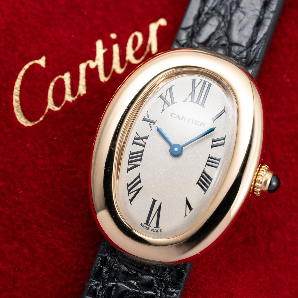 Cartier Baignoire 18K Yellow Gold w/ Cartier Service 2026 - 2y Warranty Ref. 8057925 From 1990s
