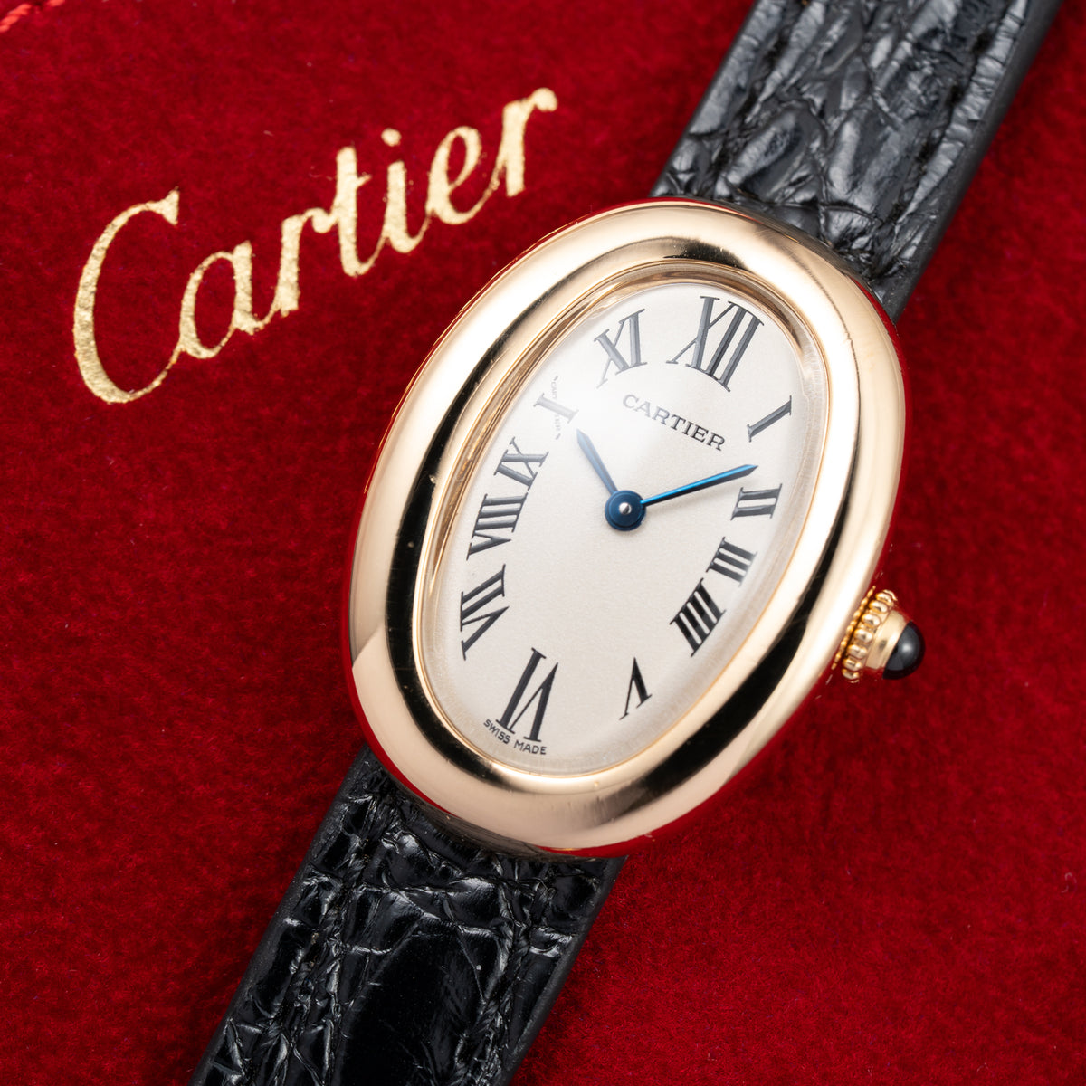 Cartier Baignoire 18K Yellow Gold w/ Cartier Service 2026 - 2y Warranty Ref. 8057925 From 1990s