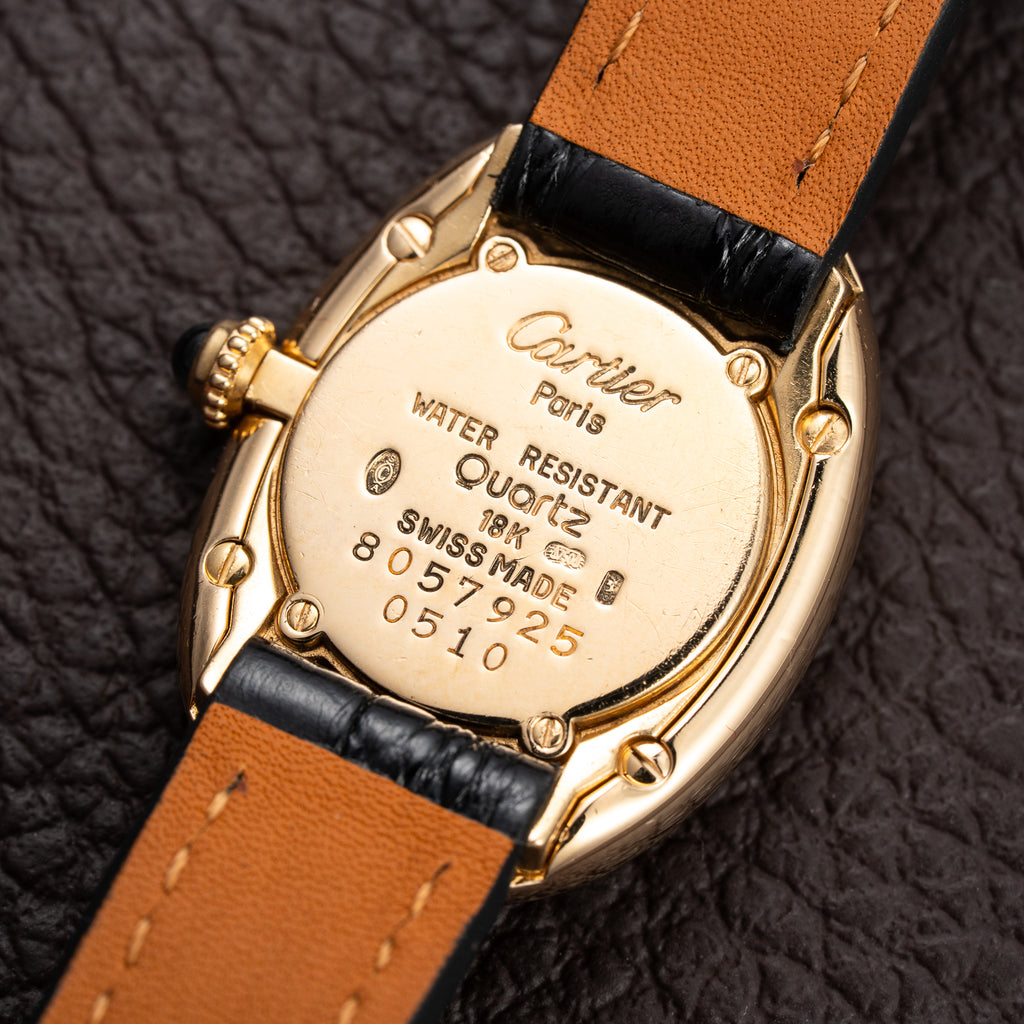 Cartier Baignoire 18K Yellow Gold w/ Cartier Service 2026 - 2y Warranty Ref. 8057925 From 1990s