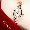 Cartier Baignoire 18K Yellow Gold Quartz with Cartier Service Papers Ref 8057912 from 1990s