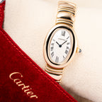Cartier Baignoire 18K Yellow Gold Quartz with Cartier Service Papers Ref 8057912 from 1990s