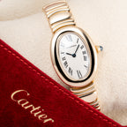 Cartier Baignoire 18K Yellow Gold Quartz with Cartier Service Papers Ref 8057912 from 1990s