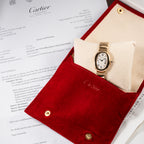 Cartier Baignoire 18K Yellow Gold Quartz with Cartier Service Papers Ref 8057912 from 1990s